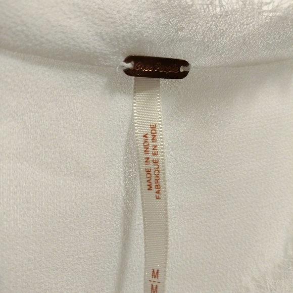 Free People sheer applique blouse - Picture 5 of 6